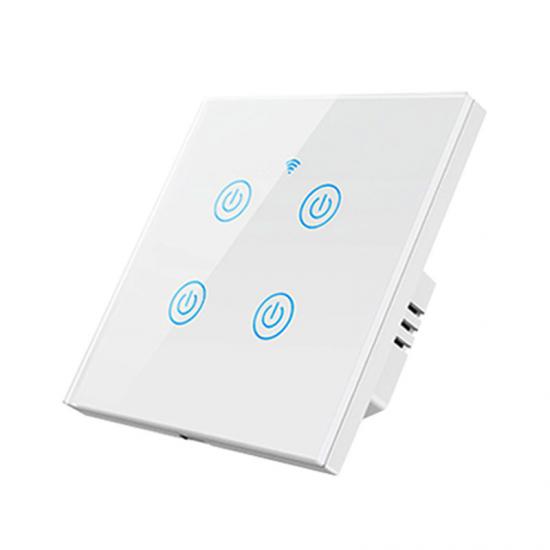 R-SW41 4lü WiFi Kablosuz Akıllı Dokunmatik Anahtar